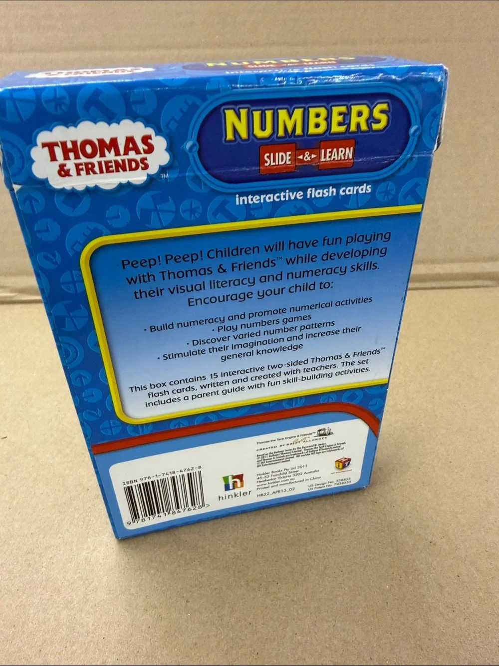 Thomas & Friends Blue Numbers Slide & Learn Counting Game